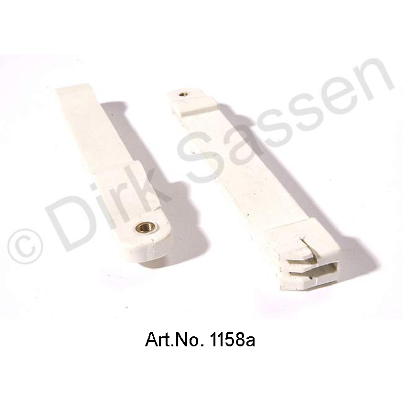 Plastic guide for side windows (set, 4 mm, á 2 pieces)
