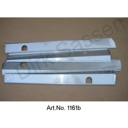 Set of threshold panels, stainless steel, high gloss, Convertible or Break