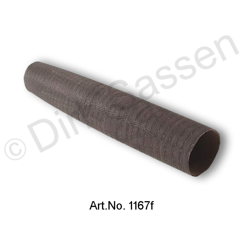 Air hose, diameter 103 mm, right, thick, for fenders, front