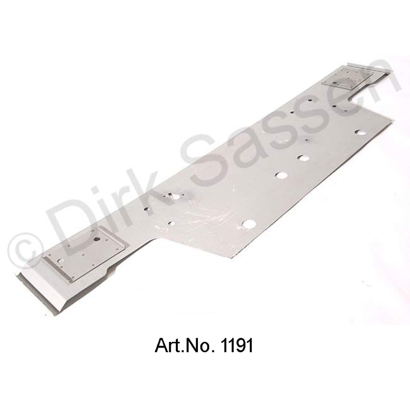 Car floor, intermediate deck, with 2 mounts for jack