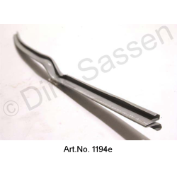 Rail for rubber socket on the door, B-pillar, front side, left