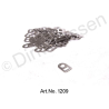 Ligarex locks, inox, bag, 100 pieces