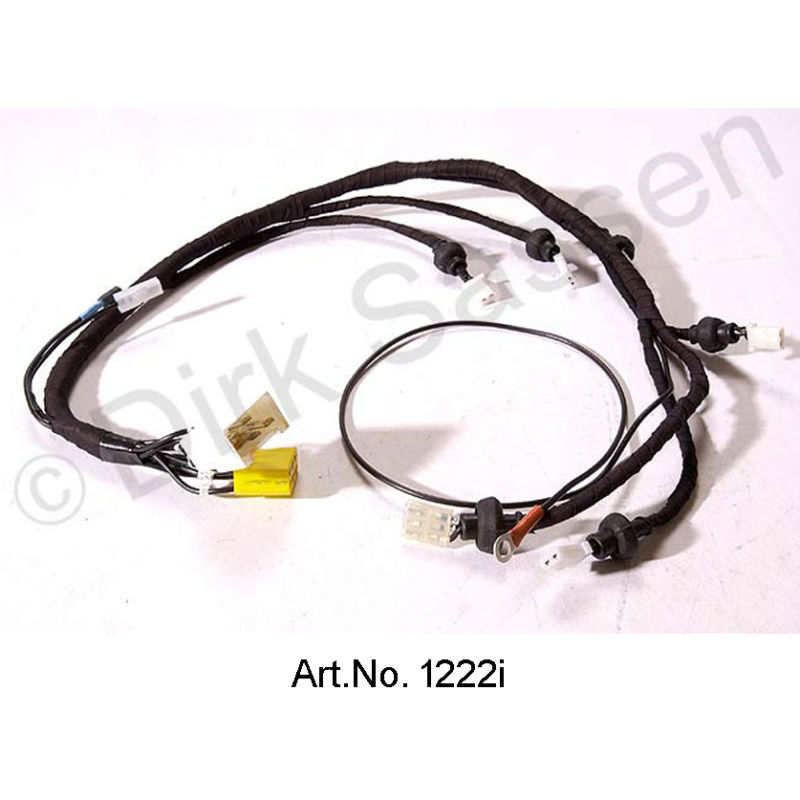 Wiring harness, motor side, Bosch, IE, 12-pin white and yellow combination plug, from 04/1973