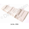 Cover for door trim, top, imitation leather, white, back, right