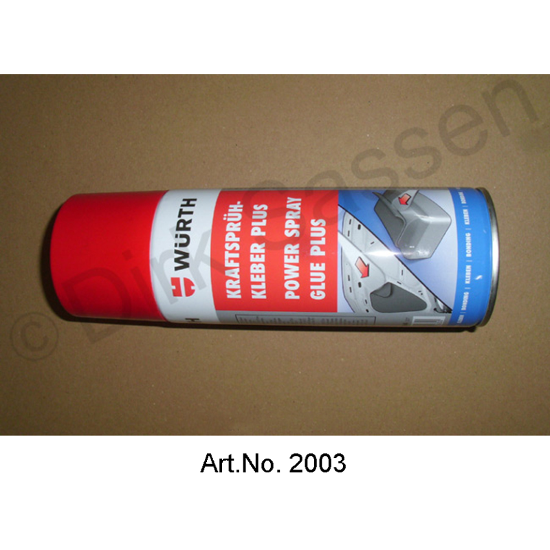 Kleefstof, voor dorpelafdekkingen, Non-Pallas, kousvoering, spuitbus