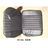 Coprisedile anteriore, similpelle, nero