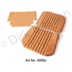 Funda del asiento delantero, cuero, marrón claro