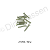Schroef, M7 x 40 (10 stuks), blauw gegalvaniseerd, A2K