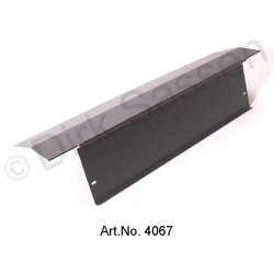 Plaque de recouvrement pour essieu dans le coffre