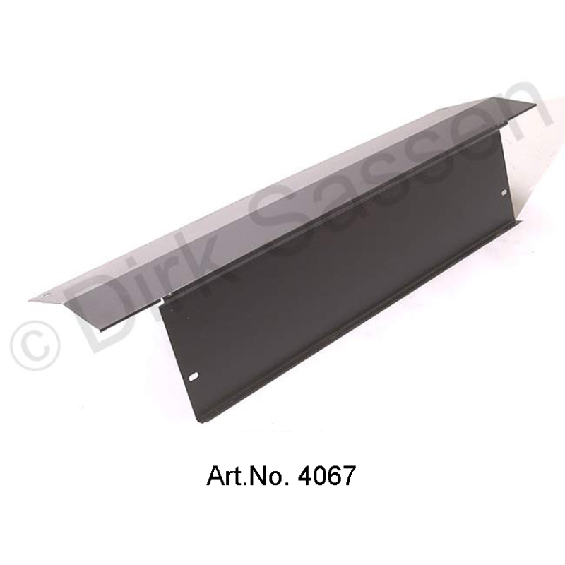 Cover plate for axle in the trunk