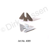 Retaining bracket for spring cylinder, rear