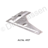 Placa de cubierta del brazo oscilante, frontal, izquierda, galvanizada, parte inferior