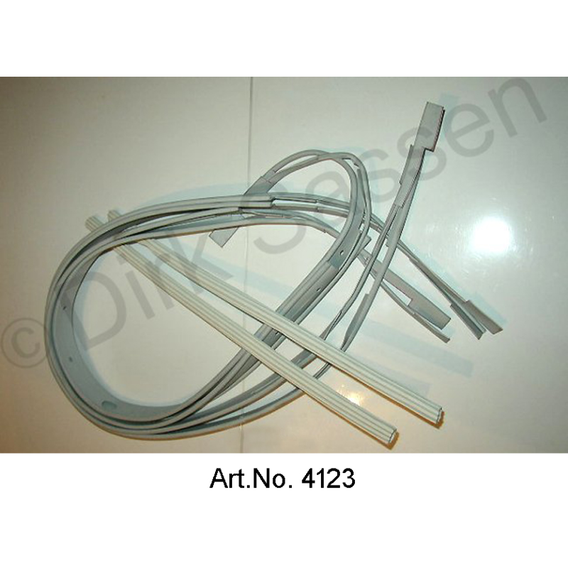 Onderleggers voor dakdragers, grijs, complete set