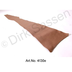 Deksel voor B-stijl, binnenkant, leer, donkerbruin, bovenste deel, links