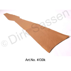 Cover for B-pillar, leather, light brown, upper part, left