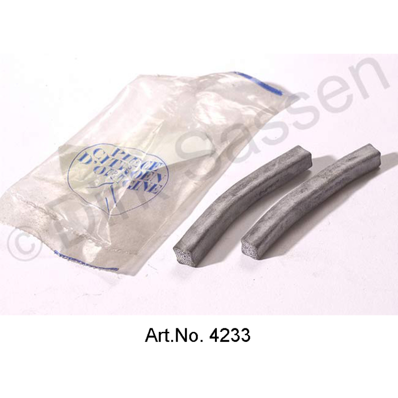 Bande d'étanchéité en caoutchouc pour clapet de remplissage de carburant, paire, 75 mm