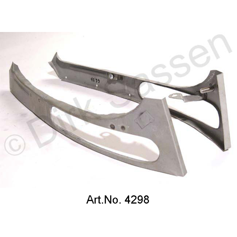 Repair panel for fenders, reinforcement under headlight glass, left