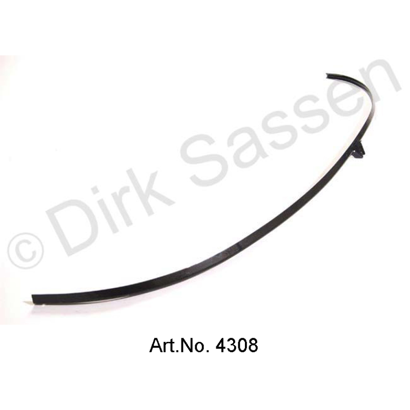 Windschutzscheiben-Befestigungsrahmen, unten, gesandstahlt und pulverbeschichtet