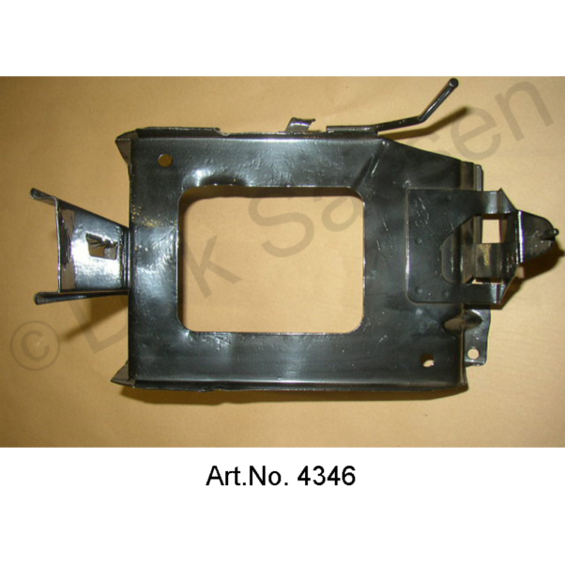 Cadre de base pour cadre de batterie, de 1969, batterie à gauche, sablé et peint par poudrage