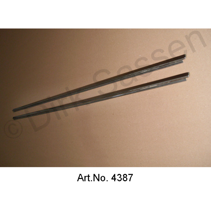 Trim strip, cover door trim, top, Convertible