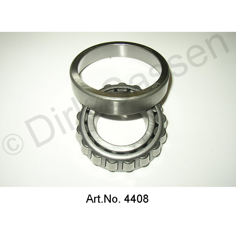 Bearing ring for rear wheel bearing, outside, single