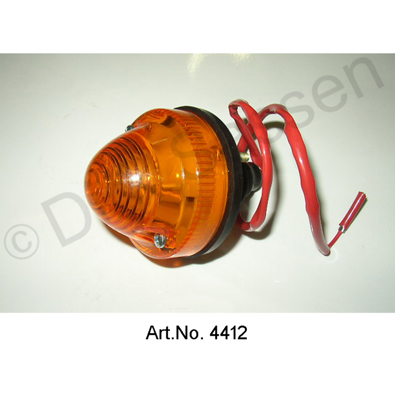 Cap for rear light, Break, orange, with support base