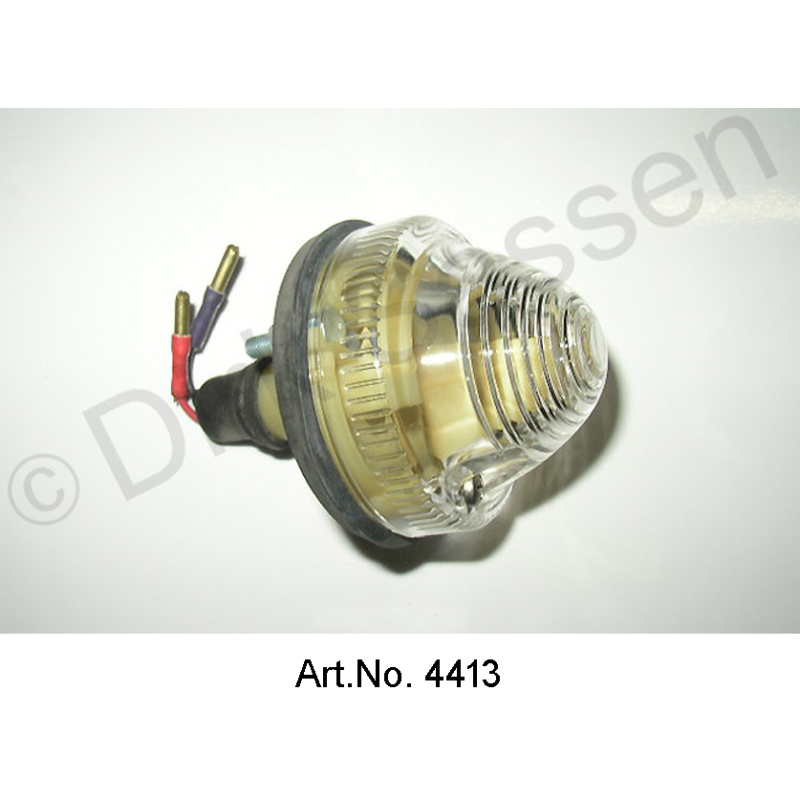 Cap for tail light, Break, white, with support base