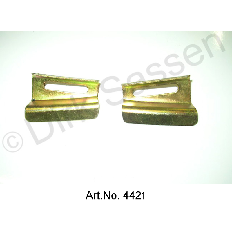 Support de lunette arrière arrière, chromaté jaune