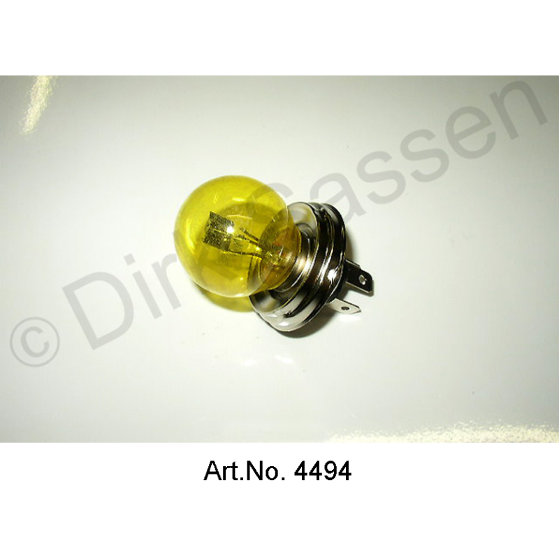 Lampadina, 40/45 watt, giallo, bilux, solo esportazione