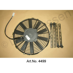 Ventilador adicional, tipo de reemplazo, montaje detrás del radiador, desde 1965, potente