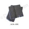Set of floor mats, until 1967, trolley, gray, looped cover, front and back