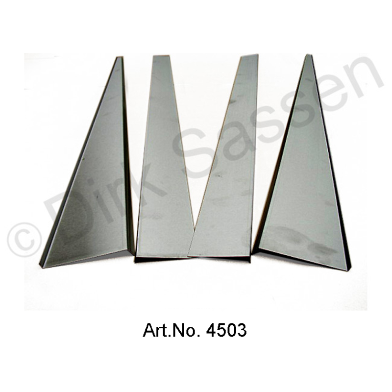 Juego de paneles para panel de entrada, 4 partes, reproducción, cepillado