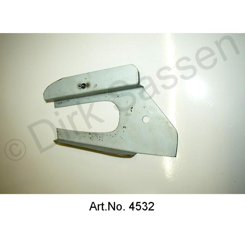 Plaque d'extrémité pour seuils sur montants en C, arrière, droite