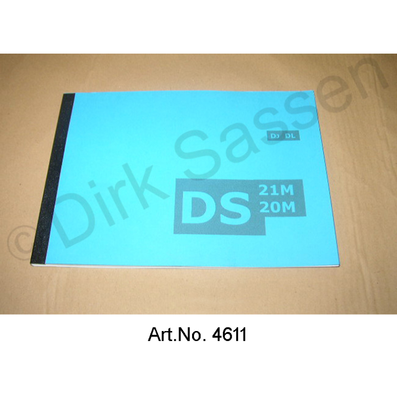 Handleiding, DS 20M, DS 21, modeljaar vanaf 1969, herdruk, mechanica