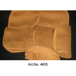 Stoelhoezen, Pallas, suède, voorstoelen en achterbank, langgerekt, imitatieleer, rugleuningbekleding wit, niet gemonteerd