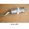 Exhaust, rear silencer, SM, left, made of metal