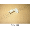 Door clamp, Non Pallas, plastic, white, ZC 9619908U