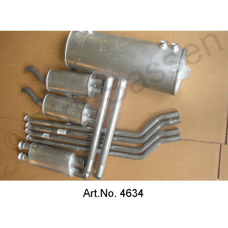 Exhaust system, SM, made of metal