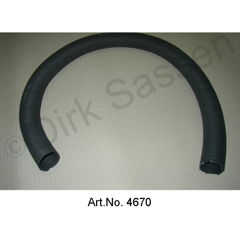 Air hose, in the dashboard, 45 - 50 mm inside diameter, running meter, original material