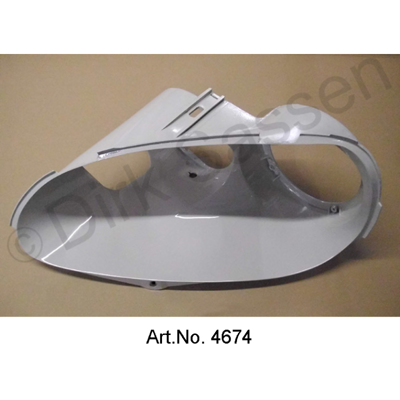 Boîtier de phare gauche, à partir de 1967, nouvelle peinture, pièce de rechange