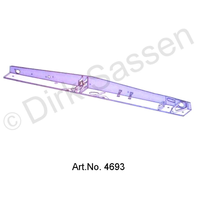 Side member, Convertible or Break, left, DVB-743-1, on request, LOCKING SUBSCRIPTION