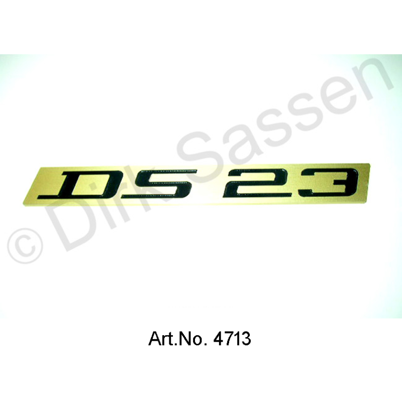 Monogramm, ´DS 23`, Schild