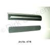 Chrome trim, for accelerator with rubber damping