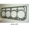 Cylinder head gasket, reinforced 0.5 mm thick, DS 21