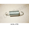 Return spring, coupling fork for 3-claw coupling, 25 windings