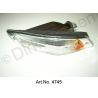 Turn signal, plastic, from 1969, white / orange, left