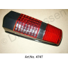 Rücklichtkappe, schwarz, bis 1967