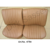 Interieur, leer, lichtbruin, compleet, stoelen gemonteerd met hoofdsteunen, portierbekleding en middenarmsteun, reserveonderdeel