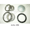Kit de réparation roulement de roue arrière, 4 pièces, roulement de roue intérieur et extérieur, capuchon graisseur, joint spi
