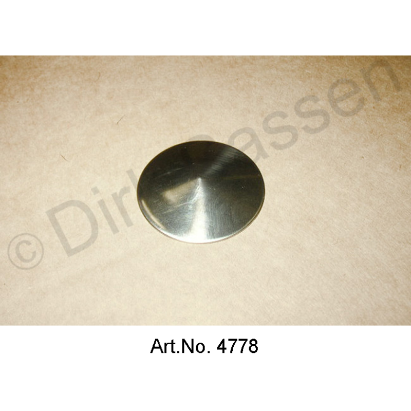 Heizungsventil-Chromblende, bis 1968, Pallas, Innenraum seitig